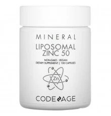 Codeage, Liposomal, Zinc 50, Non-GMO, Vegan, 100 Capsules