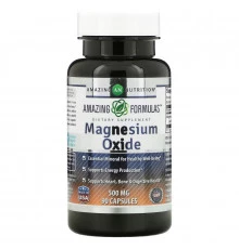 Amazing Nutrition, Magnesium Oxide, 500 mg, 90 Capsules