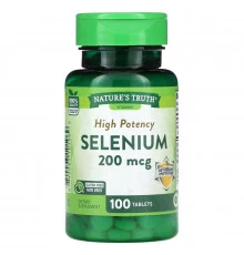 Nature's Truth, High Potency Selenium, 200 mcg, 100 Tablets