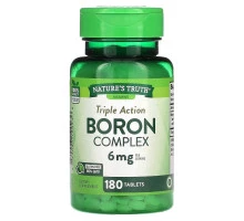 Nature's Truth, Triple Action Boron Complex, 3 mg, 180 Tablets