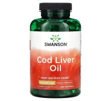 Swanson, Cod Liver Oil, Double Strength , 700 mg , 250 Softgels