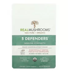 Грибы 5 Defenders, Organic Mushroom Extract Powder, 1.59 oz (45 g)