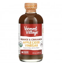 Vermont Village, Apple Cider Vinegar, Orange & Cinnamon, 8 fl oz (236 ml)