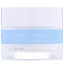 Cosmedica Skincare, Мультиактивный увлажняющий ночной крем, усовершенствованная антивозрастная формула, 1,76 унц. (50 г)