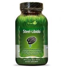 Irwin Naturals Steel Libido 75 жидких желатиновых капсул