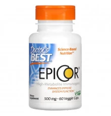 Doctor's Best, Epicor, 500 мг, 60 капсул в растительной оболочке