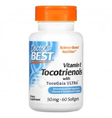 Doctor's Best, Tocotrienols with EVNol SupraBio, 50 mg, 60 Softgels