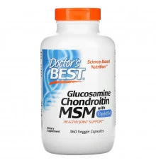 Doctor's Best Глюкозамин Хондроитин МСМ 360 капсул