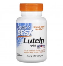 Doctor's Best, Лютеин с Lutemax 2020, 20 мг, 180 капсул