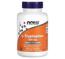 Now Foods, L-триптофан, 500 мг, 120 Капсул