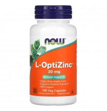 Now Foods L-ОптиЦинк 30 мг 100 капсул