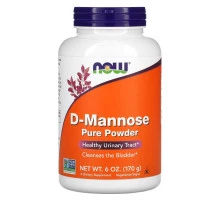 Now Foods, Чистая D-манноза в порошке, 6 унций (170 г)