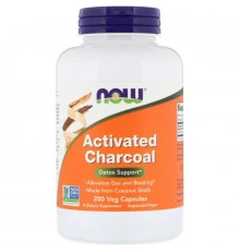 Now Foods, Activated Charcoal, 200 Veg Capsules