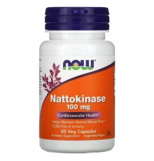 Now Foods Наттокиназа 100 мг 60 вегетарианских капсул