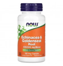 Now Foods, Эхинацея и желтокорень, 100 капсул