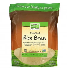 Now Foods Real Food рисовые отруби 20 унций (567 г)