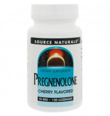 Source Naturals, Pregnenolone Cherry Flavored, 10 mg, 120 Lozenges