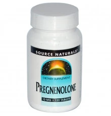 Source Naturals, Прегненолон, 10 мг, 120 таблеток