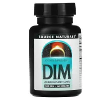 Source Naturals, ДИМ, (Дииндолилметан), 100 мг, 60 таблеток