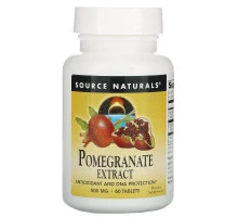 Source Naturals, Гранатовый экстракт, 60 таблеток
