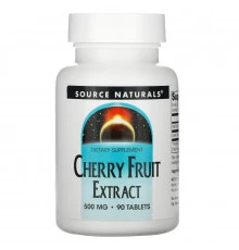 Source Naturals, Вишневый экстракт, 500 мг, 90 таблеток