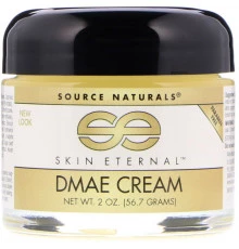 Source Naturals, Крем с ДМАЭ «Вечномолодая кожа», 2 унции (56,7 г)