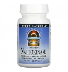 Source Naturals, Nattokinase, 100 mg, 60 Capsules