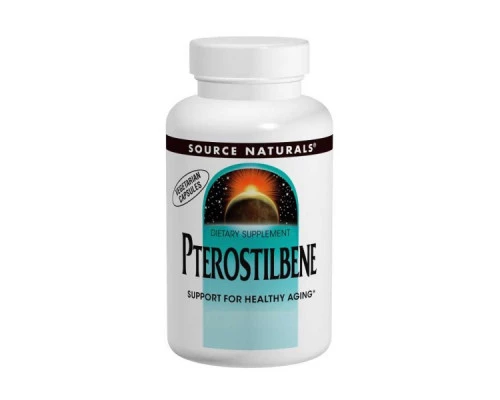 Source Naturals, Птеростильбен, 60 капсул 60 капсул