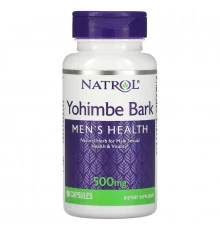 Natrol, Yohimbe Bark, 500 mg, 90 Capsules
