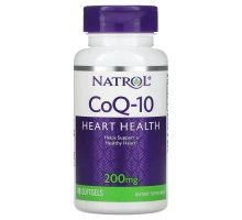 Natrol, Коэнзим Q10, 200 мг, 45 гелевых капсул