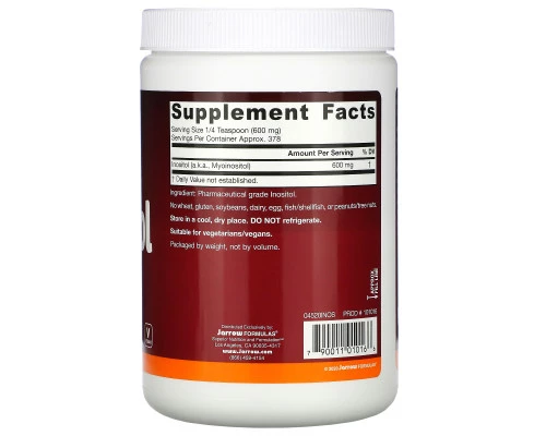 Jarrow Formulas Инозитол в порошке 8 унций (227 г)