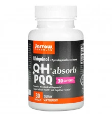 Jarrow Formulas, Убихинол, QH+ PQQ, 30 гелевых капсул