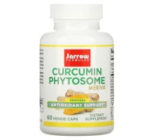 Jarrow Formulas, Фитосомы куркумина, 500 мг, 60 вегетарианских капсул