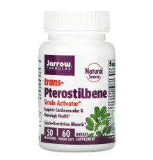 Jarrow Formulas, trans-Pterostilbene, 50 mg , 60 Veggie Caps