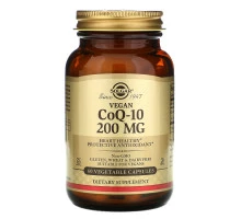 Solgar, Vegetarian CoQ-10, 200 mg, 60 Vegetable Capsules