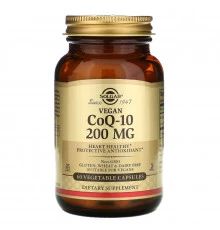 Solgar, Vegetarian CoQ-10, 200 mg, 60 Vegetable Capsules