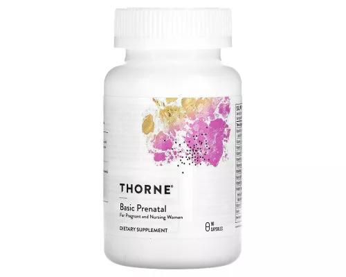 Thorne Research, Basic Prenatal, 90 капсул