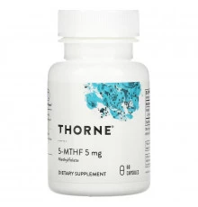 Thorne Research 5-MTHF 5 мг 60 вегетарианских капсул