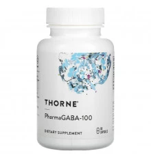 Thorne Research, PharmaGABA-100, 60 вегетарианских капсул