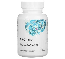 Thorne Research, PharmaGABA-250, 60 капсул
