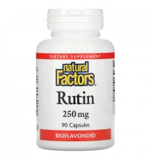 Natural Factors, Рутин, 250 мг, 90 капсул
