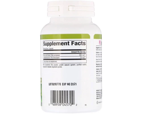 Natural Factors, Оливковое масло, 500 мг, 90 капсул