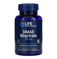 Life Extension DMAE Bitartrate 150 mg 200 Veggie Caps
