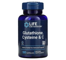 Life Extension, Глутатион, цистеин & C, 100 вегетарианских капсул