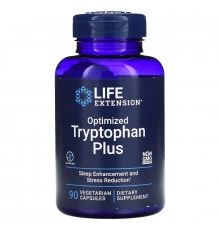 Life Extension, Оптимизированный триптофан-плюс, 90 капсул на растительной основе
