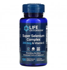Life Extension, Суперкомплекс селена, 100 вегетарианских капсул