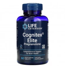Life Extension, Cognitex Elite Pregnenolone, 60 Vegetarian Tablets