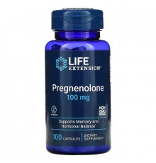 Life Extension Pregnenolone 100 mg 100 Capsules