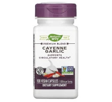 Nature's Way, Cayenne Garlic, 10 Veg. Capsules