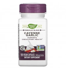 Nature's Way, Cayenne Garlic, 10 Veg. Capsules